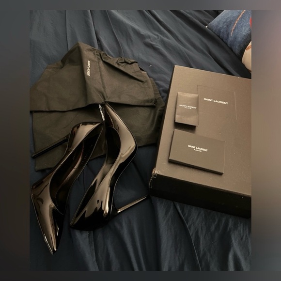 Saint Laurent Nero Heels - size 41 - Picture 10 of 12